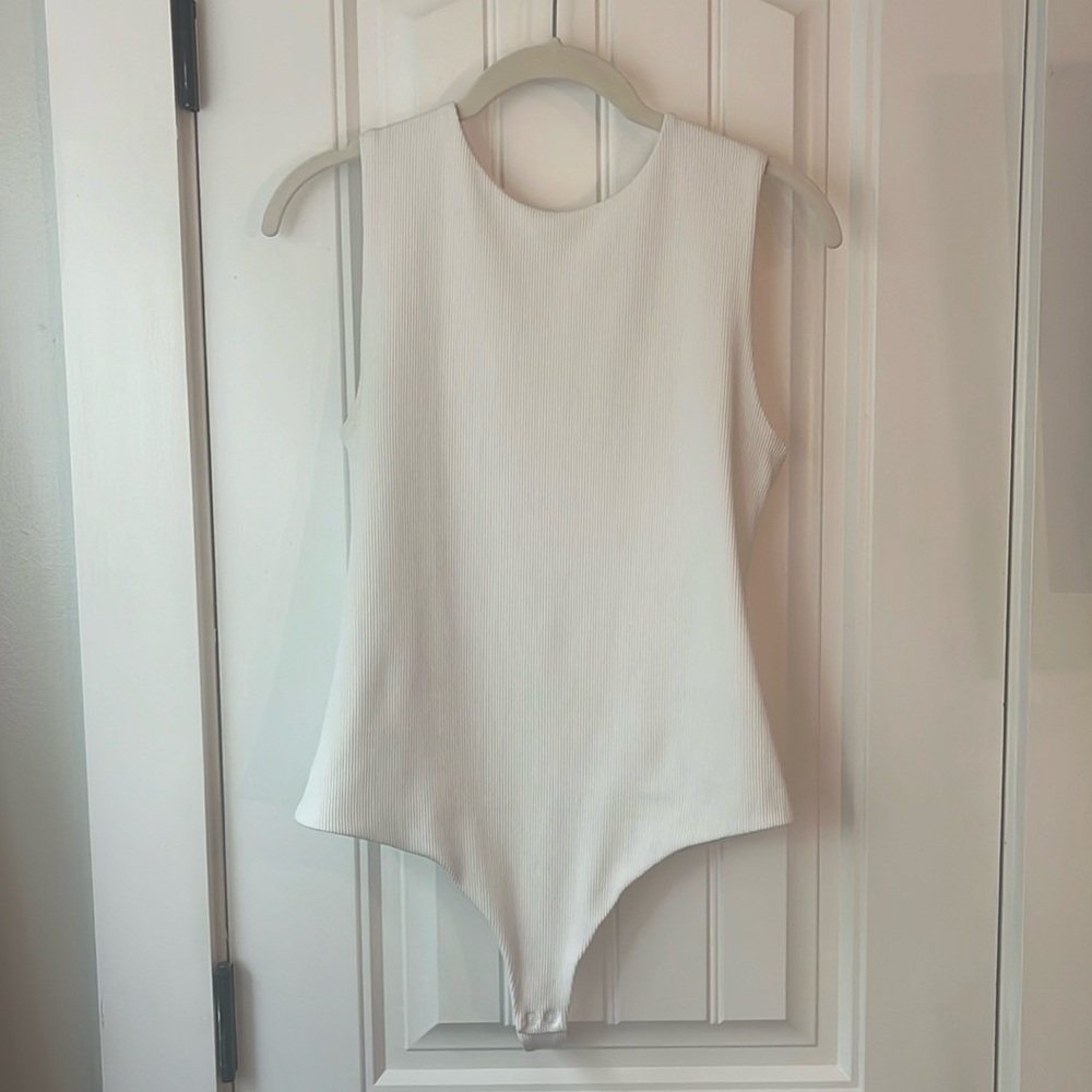 Nuuds ribbed tank bodysuit